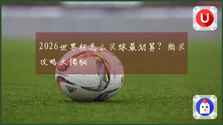 2026世界杯怎么买球最划算？购买攻略大揭秘