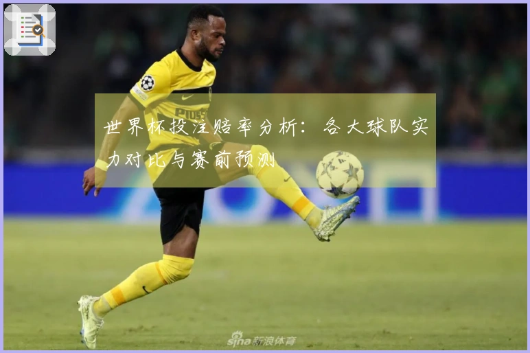 世界杯投注赔率分析：各大球队实力对比与赛前预测
